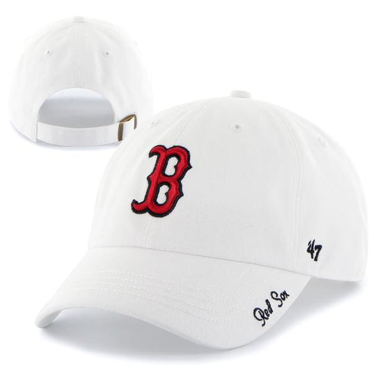 Boston Red Sox Womens Clean-Up Grey Miata Cap