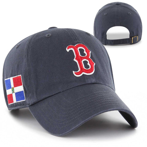 Boston Red Sox Clean-Up Navy Dominican Republic Heritage Adjustable Hat