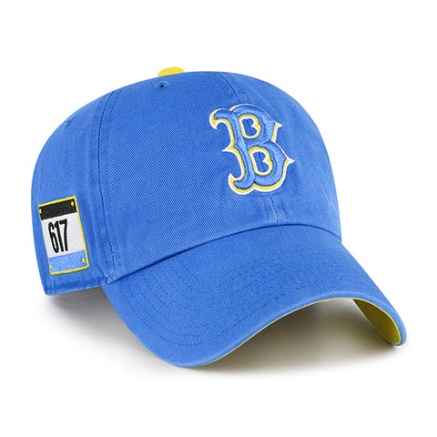 Kids Boston Red Sox Blue Raz City Connect Clean Up Adjustable Hat