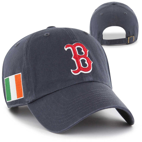 Boston Red Sox Clean-Up Navy Ireland Heritage Adjustable Hat