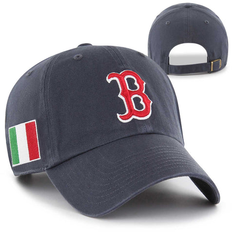 Boston Red Sox Clean-Up Navy Italy Heritage Adjustable Hat