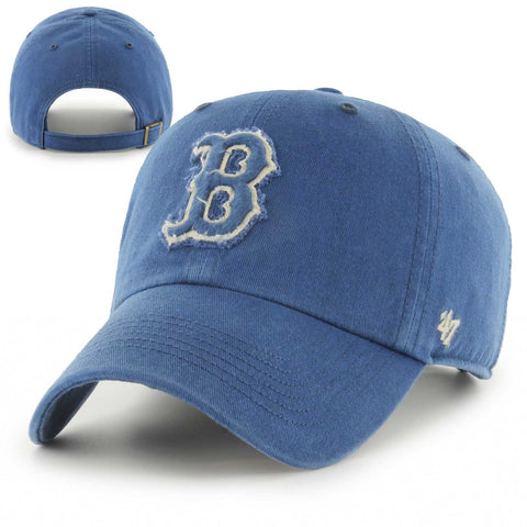 Boston Red Sox Clean-Up Blazer Blue Chasm Adjustable Hat
