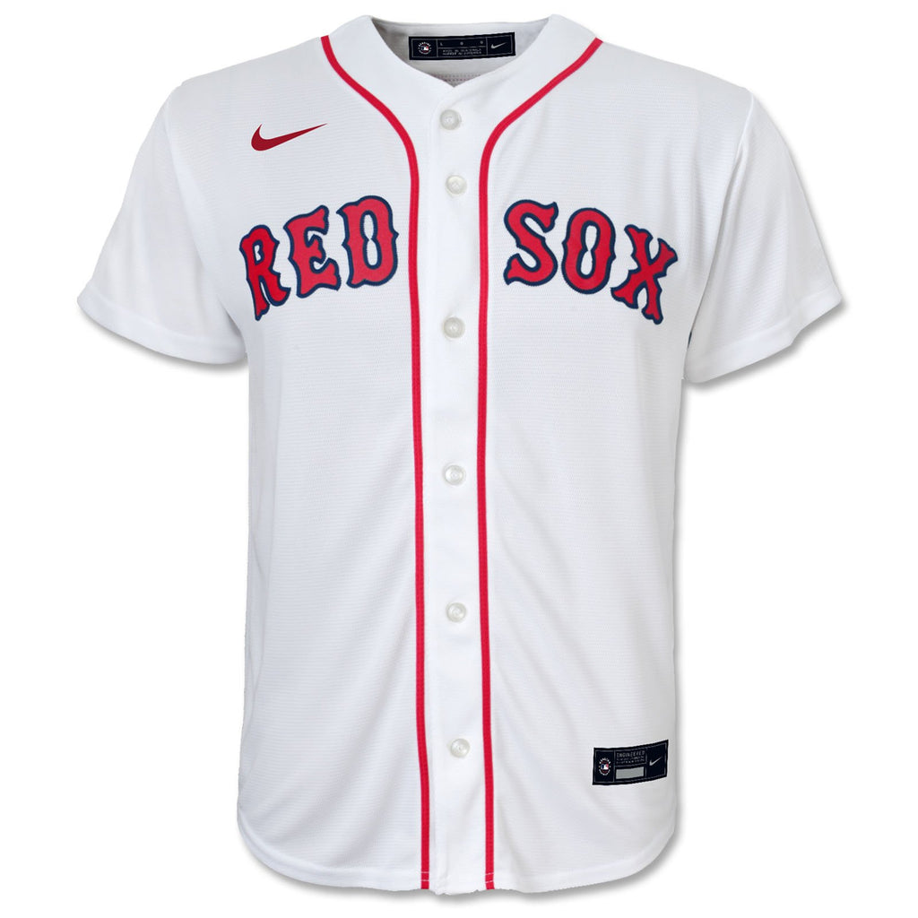 Boston Red Sox Kids Custom NIKE Home Replica Jersey 19JerseyStreet