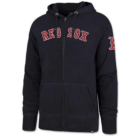 Boston Red Sox Navy Gamebreak Full Zip Hood
