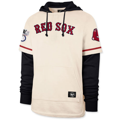 Boston Red Sox Cream/Navy Shortstop Hood
