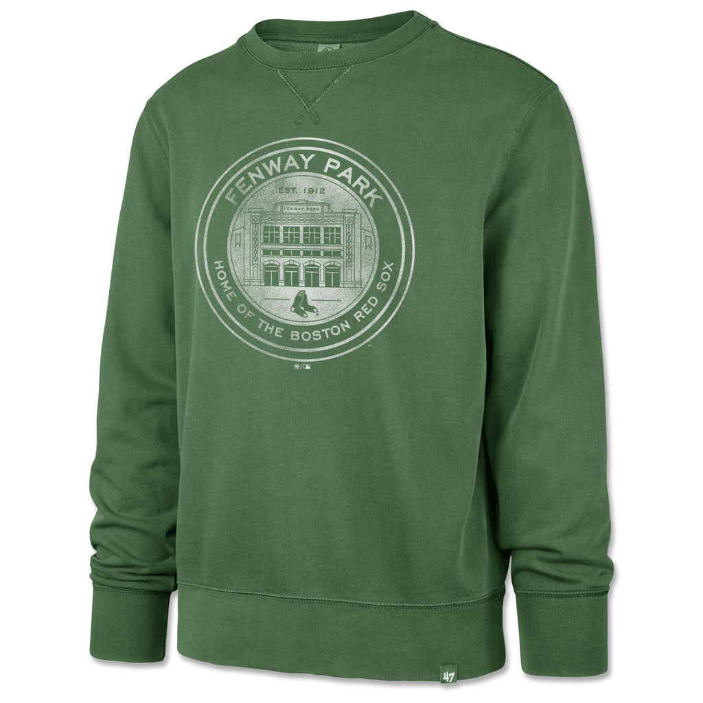 Boston Red Sox Meadow Green Fenway Coin Logo Hudson Crew Neck