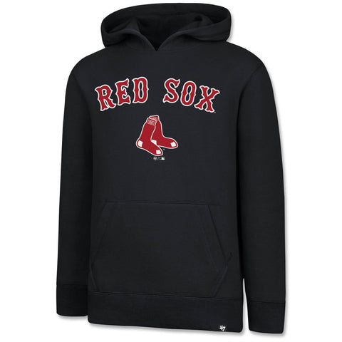 Boston Red Sox Kids NAVY Pop Fly Hood.  60% cotton, 40% polyester.