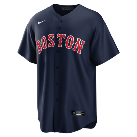Boston Red Sox NIKE NAVY Road Alternate Cool Base Team Jersey