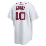 Boston Red Sox NIKE White Home Trevor Story #10 Replica Jersey