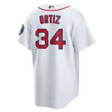 Boston Red Sox NIKE White ORTIZ Hall of Fame Replica Jersey