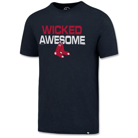 Boston Red Sox Navy Wicked Awesome Scrum Tee