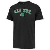 Boston Red Sox Black 2-Sided Shamrock T-Shirt