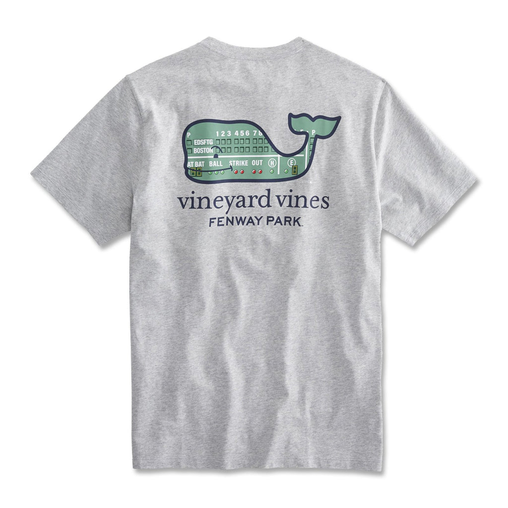 Boston Red Sox Short Sleeve Vineyard Vines Grey Green Monster T