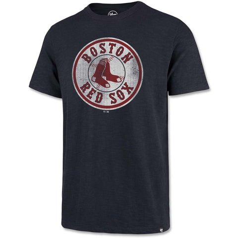 Boston Red Sox Navy Circle Logo Scrum Tee
