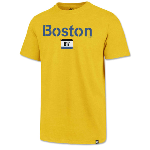 Boston Red Sox Gold 617 City Connect T-Shirt