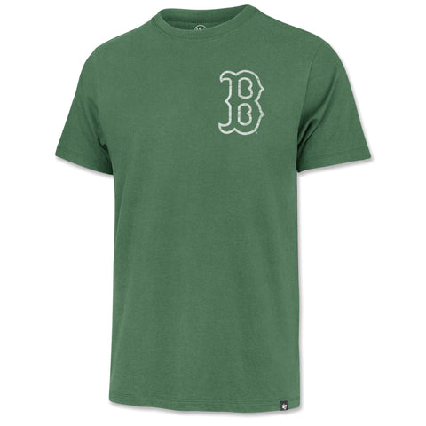 Boston Red Sox Green Open Field Franklin T Shirt