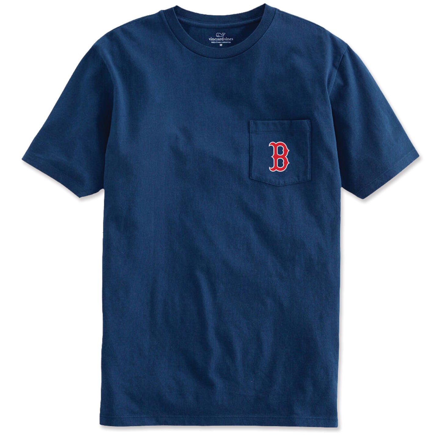 Boston Red Sox Short Sleeve Vineyard Vines Navy Facade T-Shirt