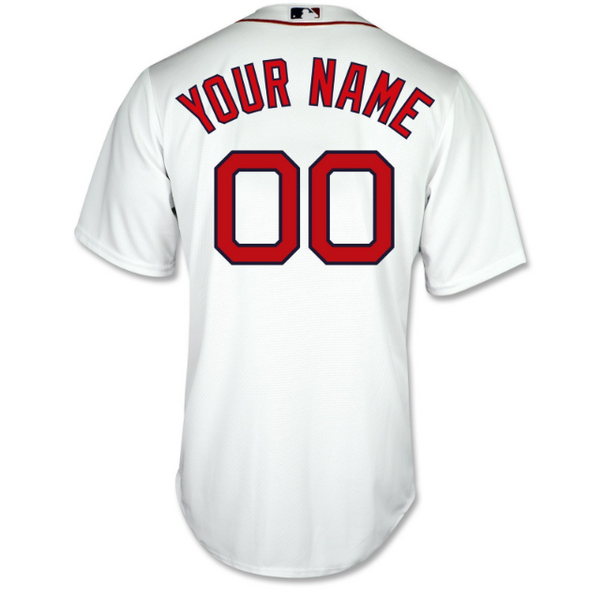 Boston Red Sox Custom NIKE Home Replica Jersey – 19JerseyStreet